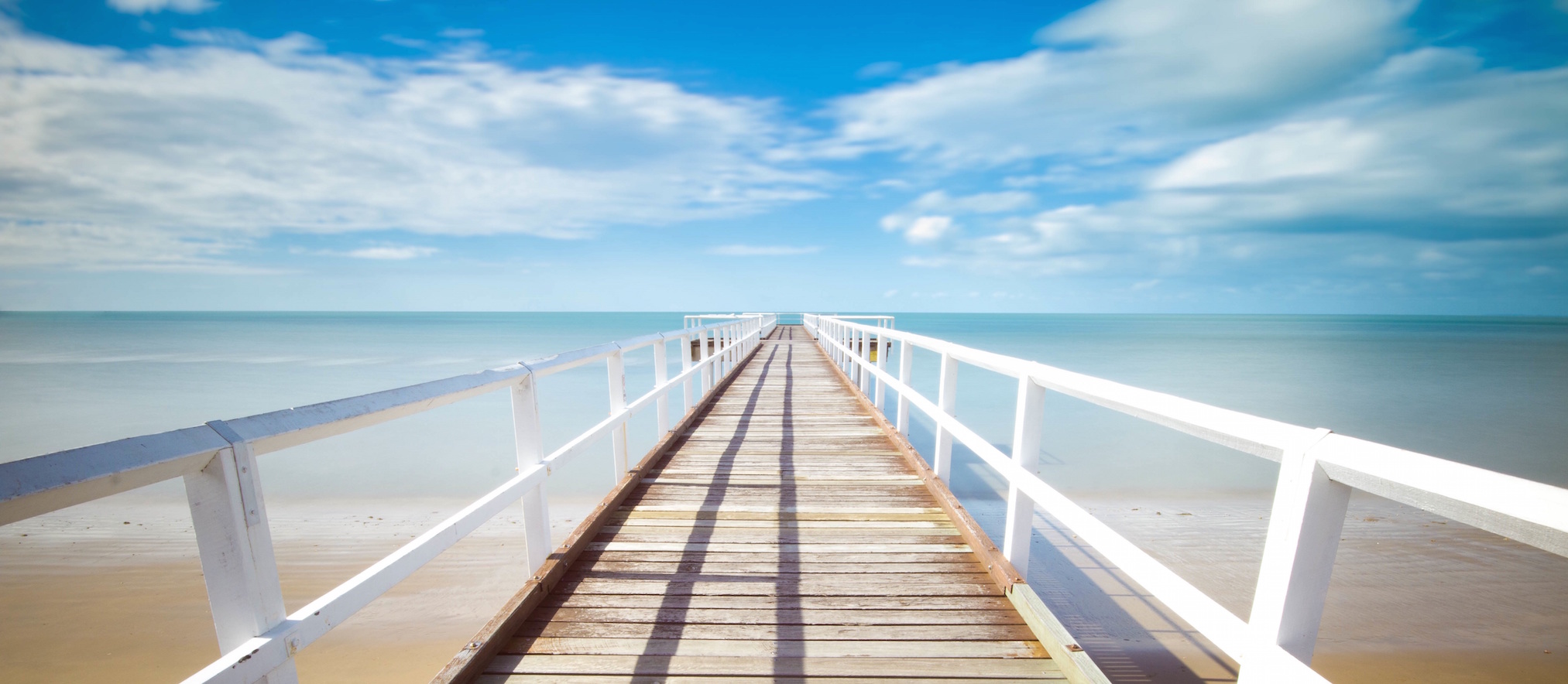 Pier into the horizon