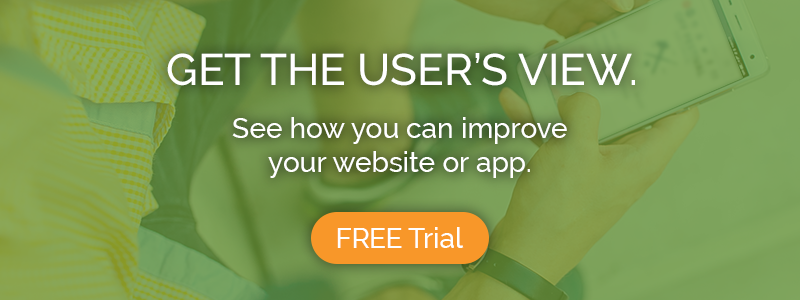 Sign up for a free user testing trial of our usability testing tools