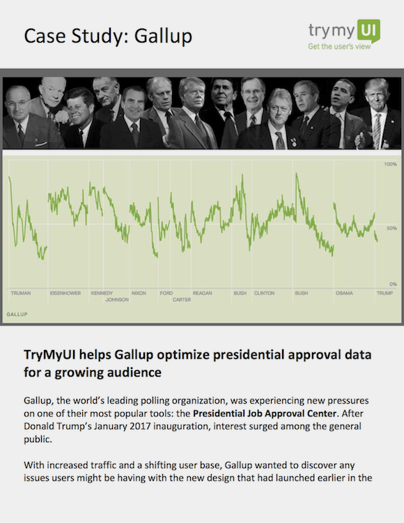 Gallup UX case study