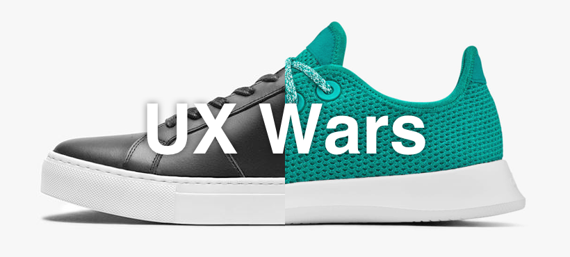 UX Wars Greats vs Allbirds